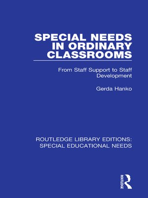 cover image of Special Needs in Ordinary Classrooms